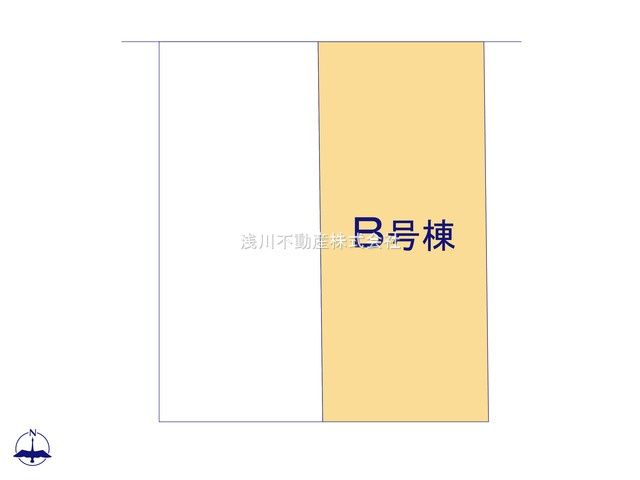八王子市　元八王子町　新築一戸建て　６期の区画図|～全2区画の新築分譲住宅です～