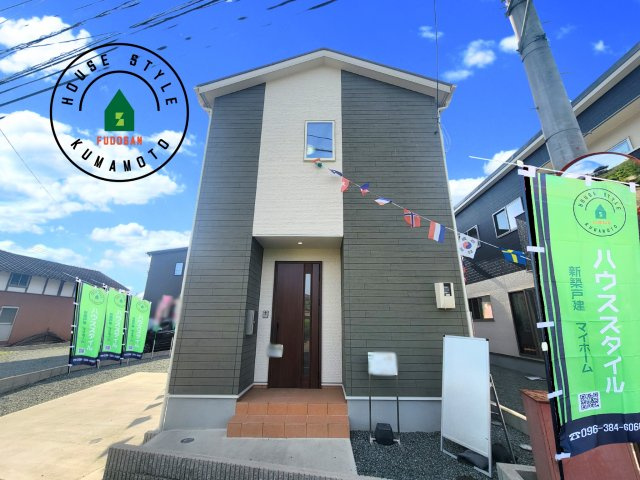 宇土市境目町第1-5棟（3号棟）の外観|デザイン性のある外観です。