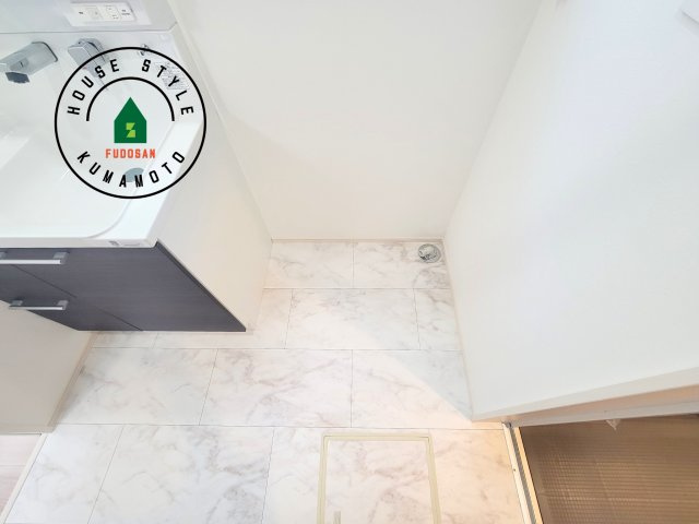 宇土市境目町第1-5棟（3号棟）のランドリースペース|ランドリースペースとなります。広々して有効的にご使用できます。 
