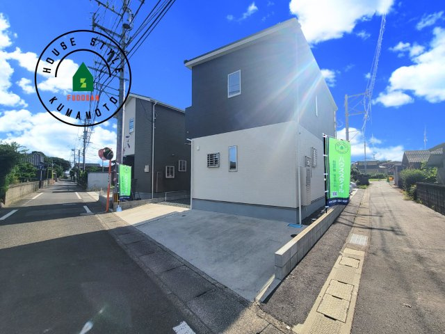 宇土市境目町第1-5棟（3号棟）の前面道路含む現地写真|見学の時間などお気軽にお問い合わせ下さい。