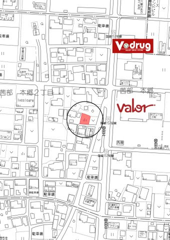 土地　茜部本郷2丁目の地図