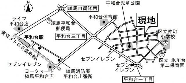 アフィーノの地図| 周辺の地図です
