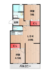 グリーンハイム山口の間取り