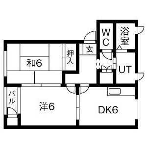 フラワーパーク III棟の間取り