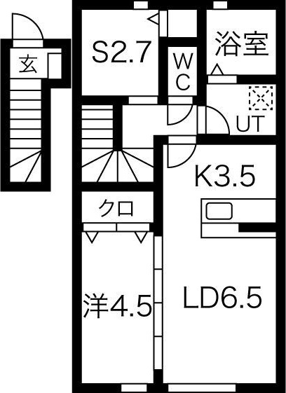 Pierre Homme(ピエール・オム)Ⅲの間取り