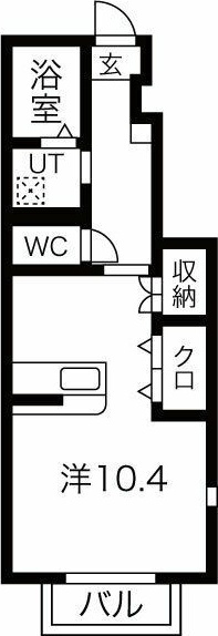P.courtの間取り