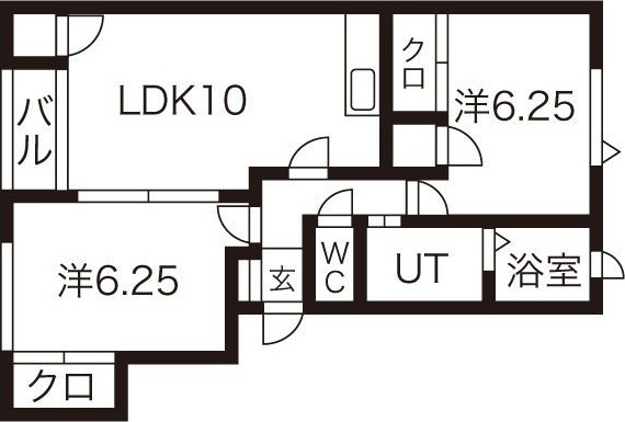 ストリームA棟の間取り