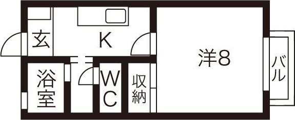 グリシーヌの間取り