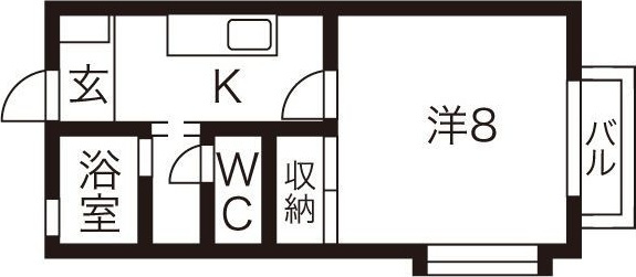 グリシーヌの間取り
