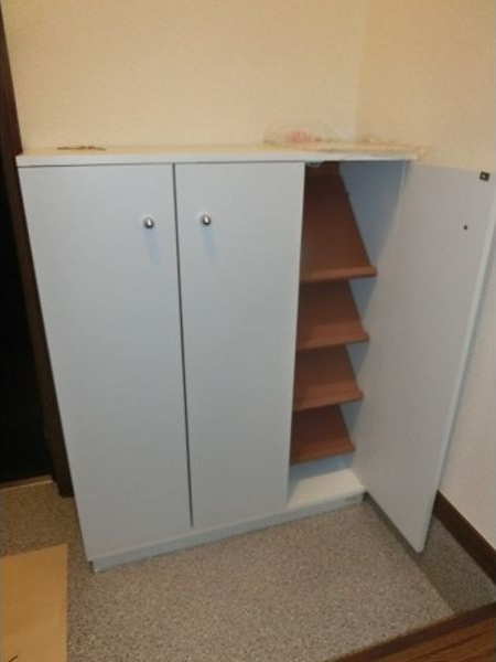 アップルヴィレッジ Z棟の玄関