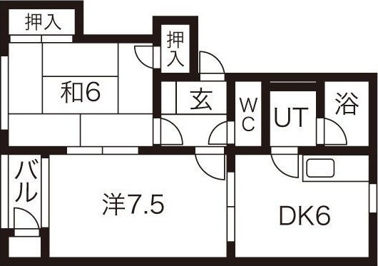 アップルヴィレッジ Z棟の間取り