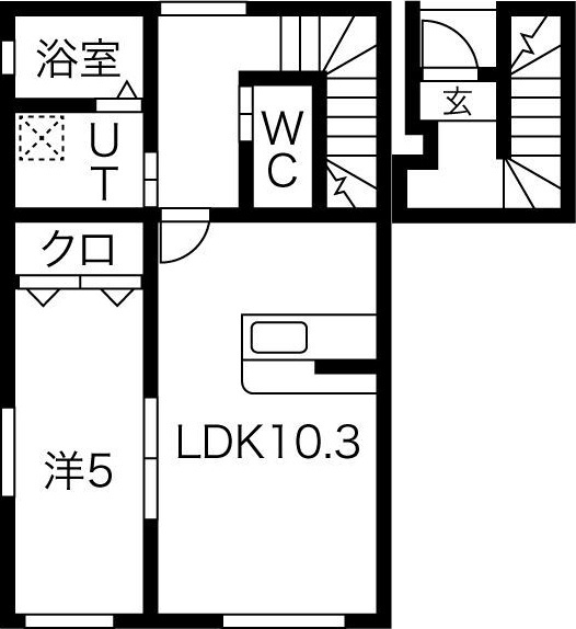 Crest尼沼A棟の間取り