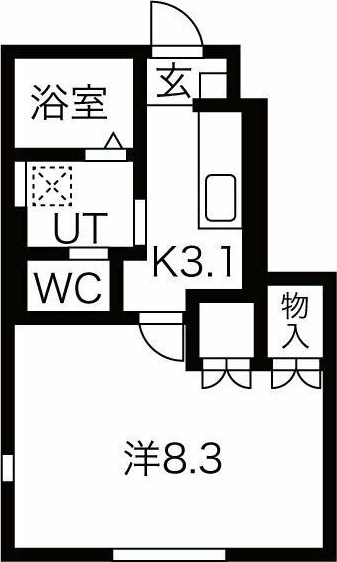 ポミエの間取り