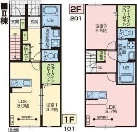 RESI NAGAI(レジながい)Ⅱの間取り