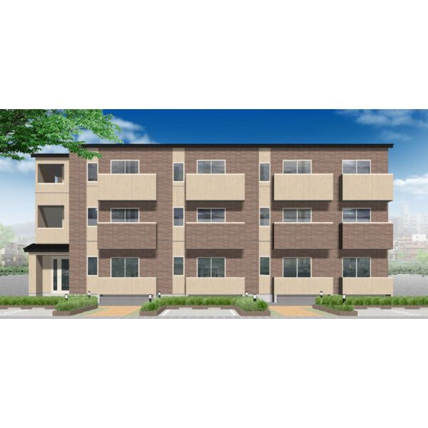 ニュースカイタウンB棟の外観