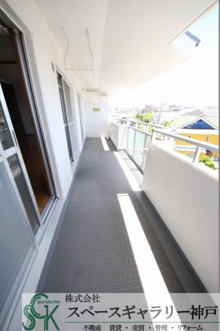 シャトー北別府のバルコニー|※お部屋により仕様が異なる場合があります※