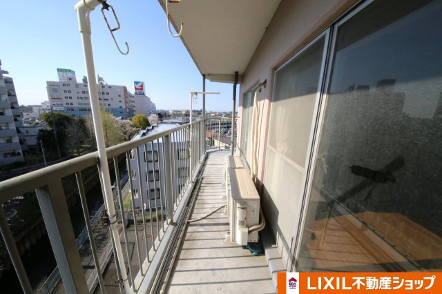 久喜スカイハイツのバルコニー|L字バルコニー