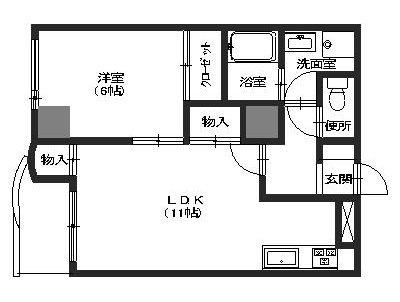 リブシーマ野町の間取り