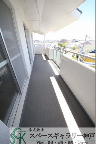 シャトー北別府のバルコニー|※お部屋により仕様が異なる場合があります※