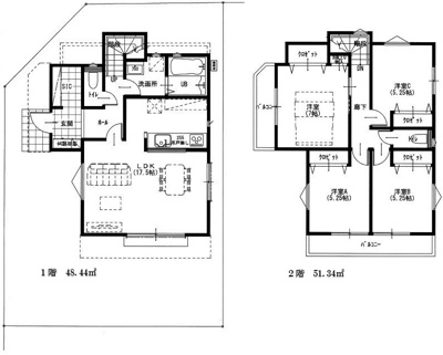 【参考プラン】 | 立川市西砂町１丁目売地
