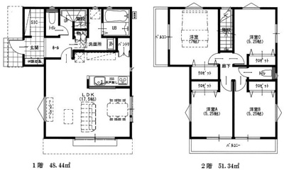 【参考プラン】 | 立川市西砂町１丁目売地