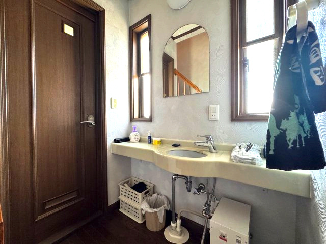 【田んぼ付き転用不可】土浦市蓮河原町　建物二棟の洗面所