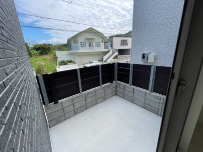 【バルコニー】 | 恩納村名嘉真　２棟建て | B棟