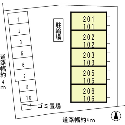 【区画図】 | グリーンハイツ
