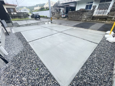 【駐車場】 | うるま市川田3期（全2棟）ラスト2号棟 | 2号棟　並列駐車3台可♪