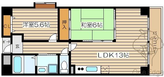 パルテール北の間取り