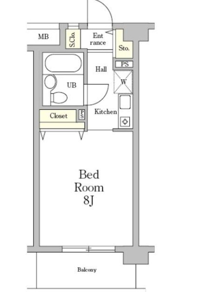 ミレニアム北浦和の間取り
