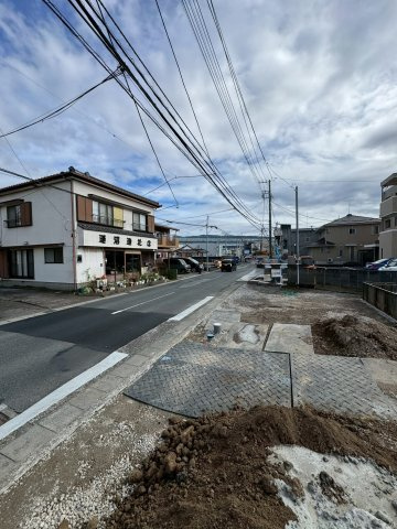 函南町仁田３５番　全2棟　A号棟の前面道路含む現地写真|現地写真
