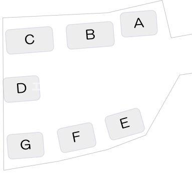 コンフォルタ藤沢町Cの区画図