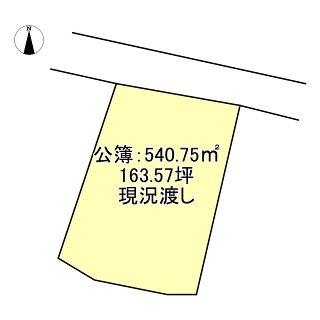 西条市小松町新屋敷甲2279-1　売土地の土地図|奥行きと幅のバランスが良い形状で、建物の配置を柔軟に検討できます。南側に大きな窓を設ければ、室内の奥まで光が届く心地よい住空間が実現。プライバシーを守りながら、のびのびと暮らせる配置が可能です。