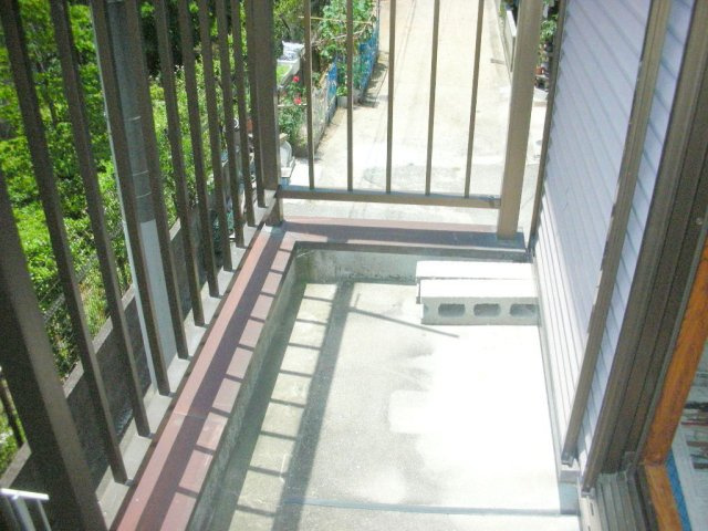 ハイツマドカのバルコニー|陽当たり良好なバルコニーです
