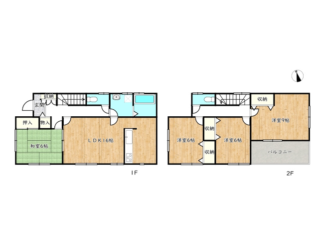 【間取り】 | 姫路市白浜町宇佐崎中1丁目／中古戸建