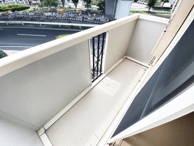 フィエルテ宝塚のバルコニー|バルコニー付きです