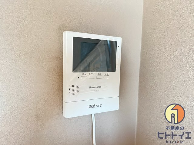 エバーグリーンのセキュリティ|モニター付きインターホンです♪