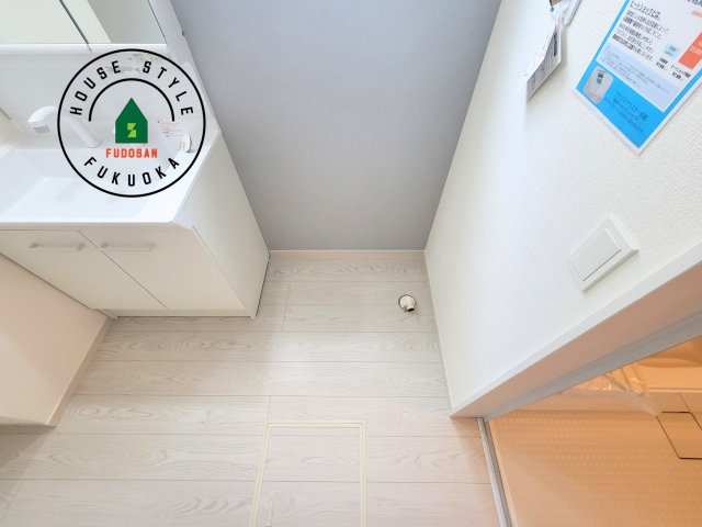 福岡市南区柏原1丁目第12-2棟（1号棟）のランドリースペース|ランドリースペースとなります。広々して有効的にご使用できます。 