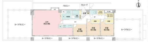 【間取り】 | ライオンズマンションお花茶屋駅前通り