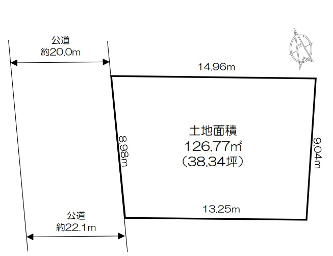 白金台５　土地の区画図