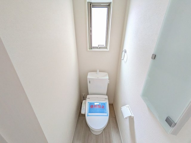 八王子市　富士見町　新築一戸建て　５期のトイレ|～暖房温水洗浄機能付きトイレ　冬場は特に嬉しい機能ですね～