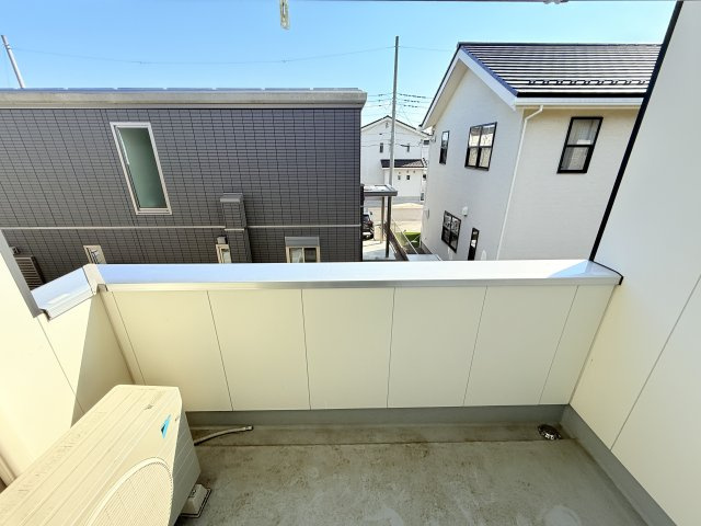 【太陽光付き】那珂郡東海村大字須和間オール電化住宅のバルコニー