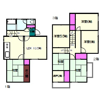 横浜元町ガーデン吉田町の間取り