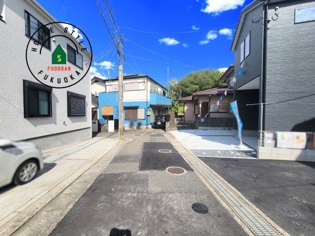 福岡市南区桧原7丁目第3-1棟（1号棟）の前面道路含む現地写真|前面道路です。
