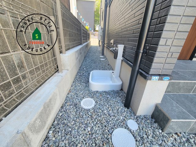 福岡市南区桧原7丁目第3-1棟（1号棟）の庭|お庭で自由な時間を過ごせます。