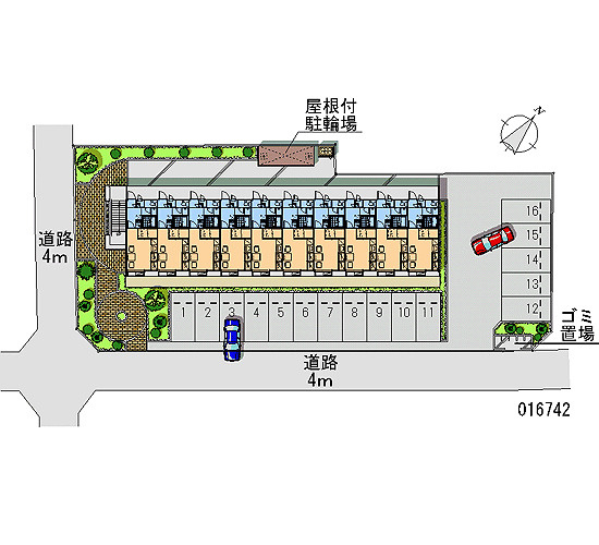 レオパレスセイバーの駐車場|画像4