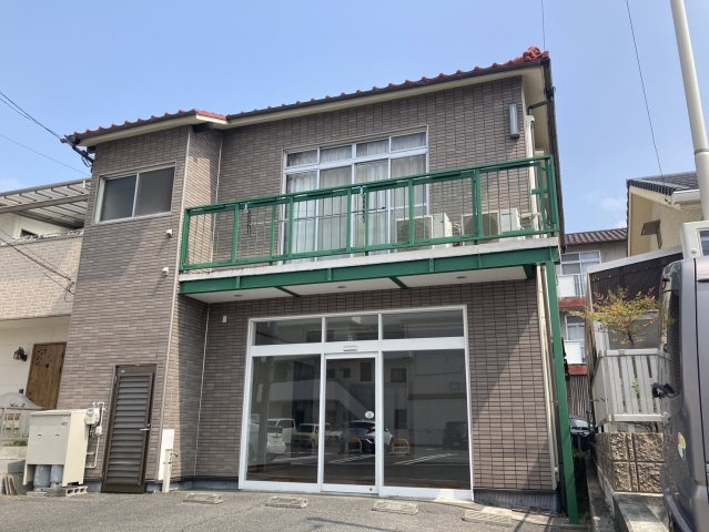 今七丁目店舗事務所付戸建ての外観|岡山市北区今7丁目　店舗事務所付戸建て　1階店舗事務所+2階3DK　外観
