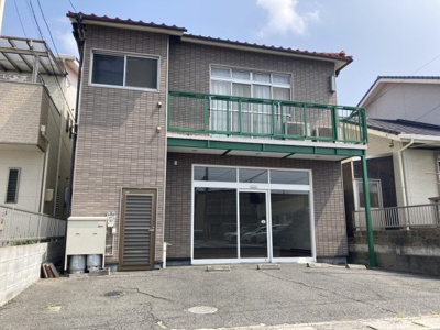 【外観】 | 今七丁目店舗事務所付戸建て | 岡山市北区今7丁目　店舗事務所付戸建て　1階店舗事務所+2階3DK　外観