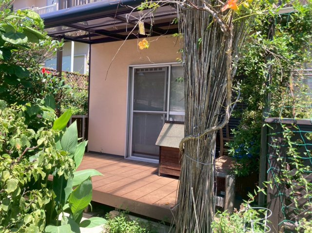 八街は戸建ての庭